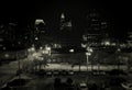 Cleveland Skyline at night Royalty Free Stock Photo