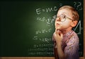 Clever pupil boy portrait Royalty Free Stock Photo