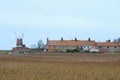 Cley marshes and village.