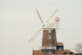 Early 19th century Cley windmill . Royalty Free Stock Photo