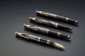 Clic and Elegant Pen and Writing Sets Royalty Free Stock Photo