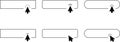 Click Blank Button with pointer clicking. Mouse Pointer Pictogram. Action button. Cursor icon. Vector illustration Royalty Free Stock Photo