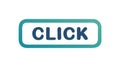 CLICK Button Icon, Interactive Call to Action, vector design Generative AI Royalty Free Stock Photo