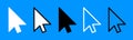 Click cursor set, arrow pointer