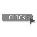 Click here arrow icon. Button. Vector illustration Royalty Free Stock Photo