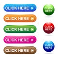 click here button Royalty Free Stock Photo