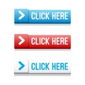 Click Here Buttons Royalty Free Stock Photo