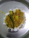 click this when I made for lunch dal rice it& x27;s my favorite dish
