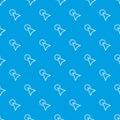 Click pattern seamless blue