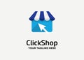 Click shop logo design template