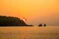 Sunset Seascape Goa Beach Sea Royalty Free Stock Photo