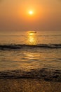 Sunset Seascape Goa Beach Sea Royalty Free Stock Photo