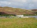 Clickimin broch in Lerwick, Shetland Islands. Royalty Free Stock Photo