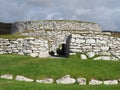 Clickimin broch in Lerwick, Shetland Islands. Royalty Free Stock Photo