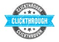 clickthrough stamp Royalty Free Stock Photo