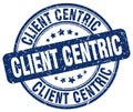 client centric blue stamp Royalty Free Stock Photo