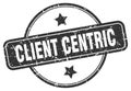client centric stamp. client centric round grunge sign. Royalty Free Stock Photo