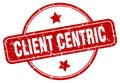 client centric stamp. client centric round grunge sign. Royalty Free Stock Photo