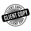 Client Copy rubber stamp