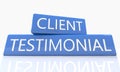 Client Testimonial Royalty Free Stock Photo