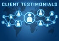 Client Testimonials Royalty Free Stock Photo
