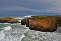 Cliff with awesome Wild Sea