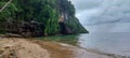 cliff on the beach