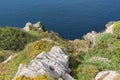 Cliff in Cleden Cap Sizun Royalty Free Stock Photo