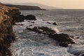 Cliff coast at Ajuy - Fuerteventura Royalty Free Stock Photo