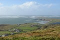 Cliff Coast and Sea View from Sky Road in Clifden, Ireland Royalty Free Stock Photo