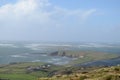 Cliff Coast and Sea View from Sky Road in Clifden, Ireland Royalty Free Stock Photo