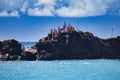 Cliff divers at black rock on maui.