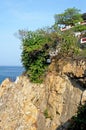 Cliff Divers jump at La Quebrada - Acapulco - Mexico Royalty Free Stock Photo