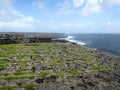 Cliff of the Dun Aengus on Inis MÃÂ³r Island, part of the Aran Islands, IRELAND