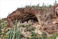 Tonto National Monument Cliff Dwellings, National Park Service, U.S. Department of the Interior Royalty Free Stock Photo