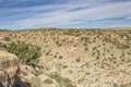 Cliff edge at Black Dragon canyon Royalty Free Stock Photo