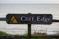 Cliff Edge Sign