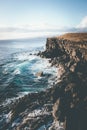 Cliff Edge in South Point, Kona, Hawaii