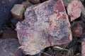 Natural Abstract Background on a Rock Surface Royalty Free Stock Photo