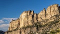 Cliff face in the Bighorn mountains