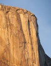 Cliff face of El Capitan, Yosemite National Park, California Royalty Free Stock Photo