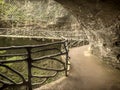 The Cliff Hanging Walkway at Tianmen Mountain, The Heaven`s Gate at Zhangjiagie, Hunan Province, China, Asia Royalty Free Stock Photo