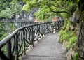 The Cliff Hanging Walkway at Tianmen Mountain, The Heaven`s Gate at Zhangjiagie, Hunan Province, China, Asia