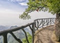 The Cliff Hanging Walkway at Tianmen Mountain, The Heaven`s Gate at Zhangjiagie, Hunan Province, China, Asia