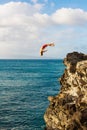 Cliff Jumping Royalty Free Stock Photo