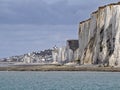 Cliff of Le Treport in France. Royalty Free Stock Photo