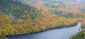 Cliff over Lower Ausable Lake in Adirondacks