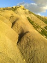 Cliff over Tuffieha beach, Malta.