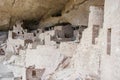 Cliff Palace ancient puebloan village of houses and dwellings in Mesa Verde National Park New Mexico USA Royalty Free Stock Photo