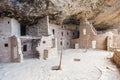 Cliff Palace ancient puebloan village of houses and dwellings in Mesa Verde National Park New Mexico USA